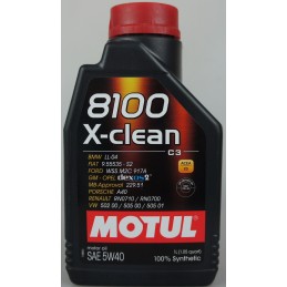 MOTUL 8100 X-CLEAN C3 5W-40 1L